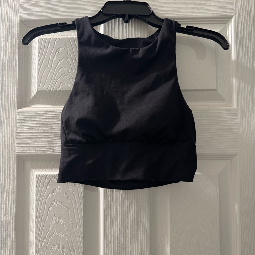 All in Motion Black Longline Sports Bra